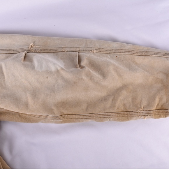 Vintage Carhartt Duck Canvas Work Jacket Tan Large - Picture 10 of 10